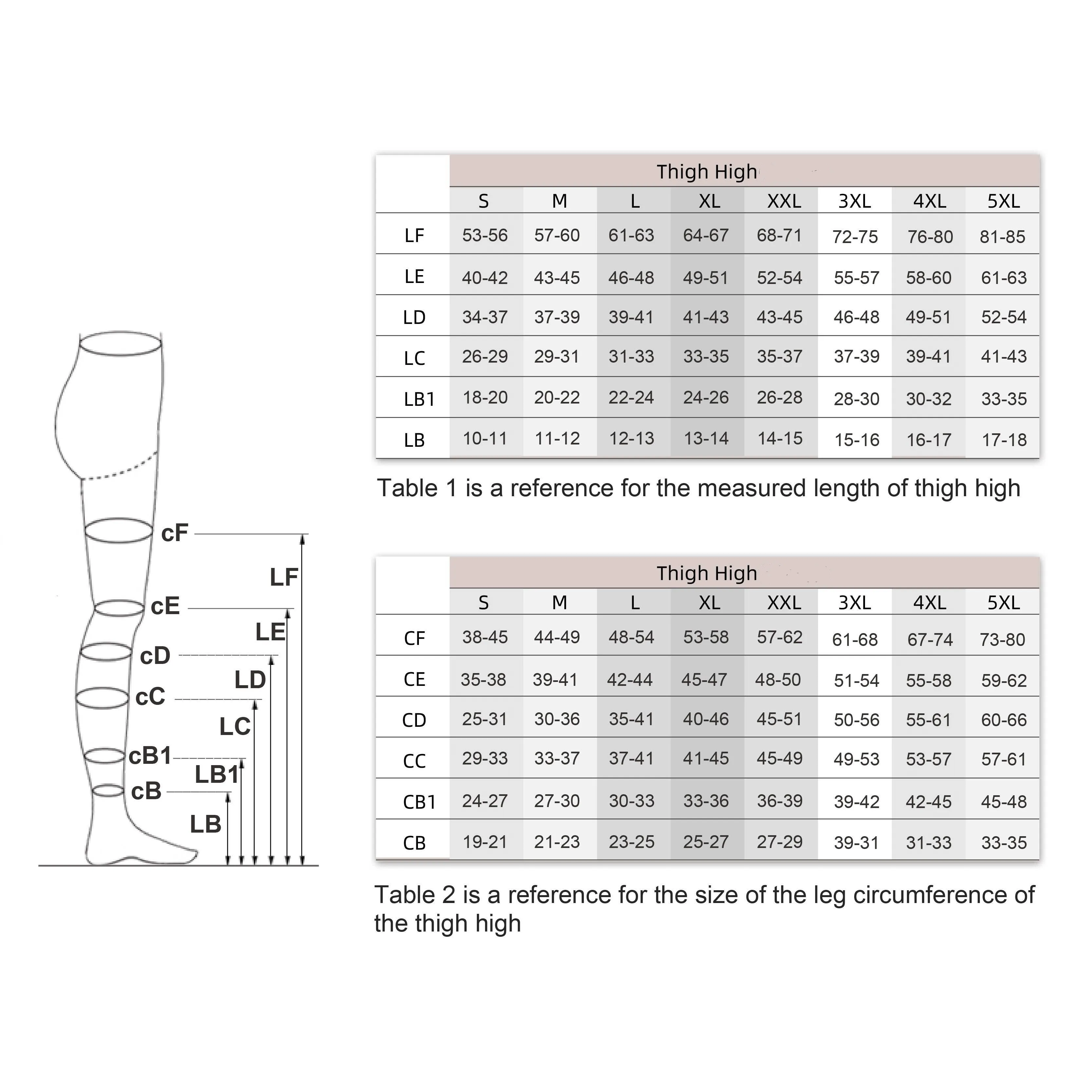 Medical Compression Stockings - Black Panty Hose - CCL 3 - 34-46mmHG - Open Toe
