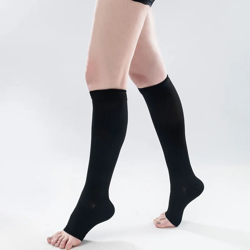 Medical Compression Stockings - Knee High - CCL 1 - 15-21mmHG - Open Toe