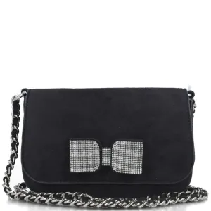 Menbur Black & Silver Bow Bag