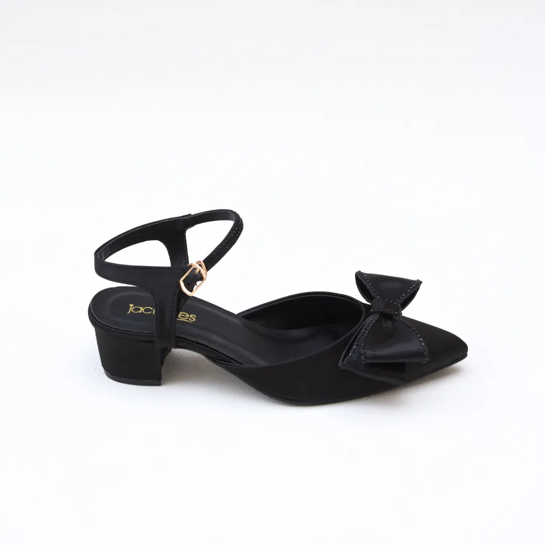 Midnight Knot Heels Black