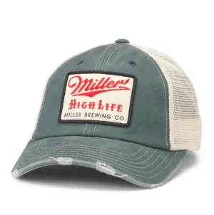 Miller High Life Beer Distressed Cap