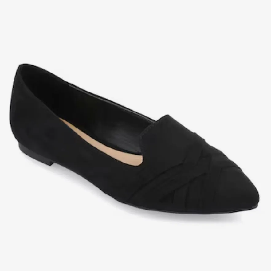 MINDEE Women's Pointed Toe Comfort Loafers Flats Ballet