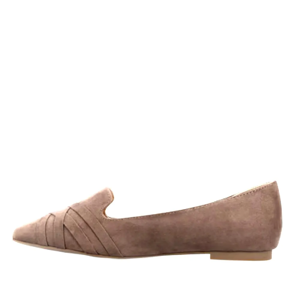 MINDEE Women's Pointed Toe Comfort Loafers Flats Ballet