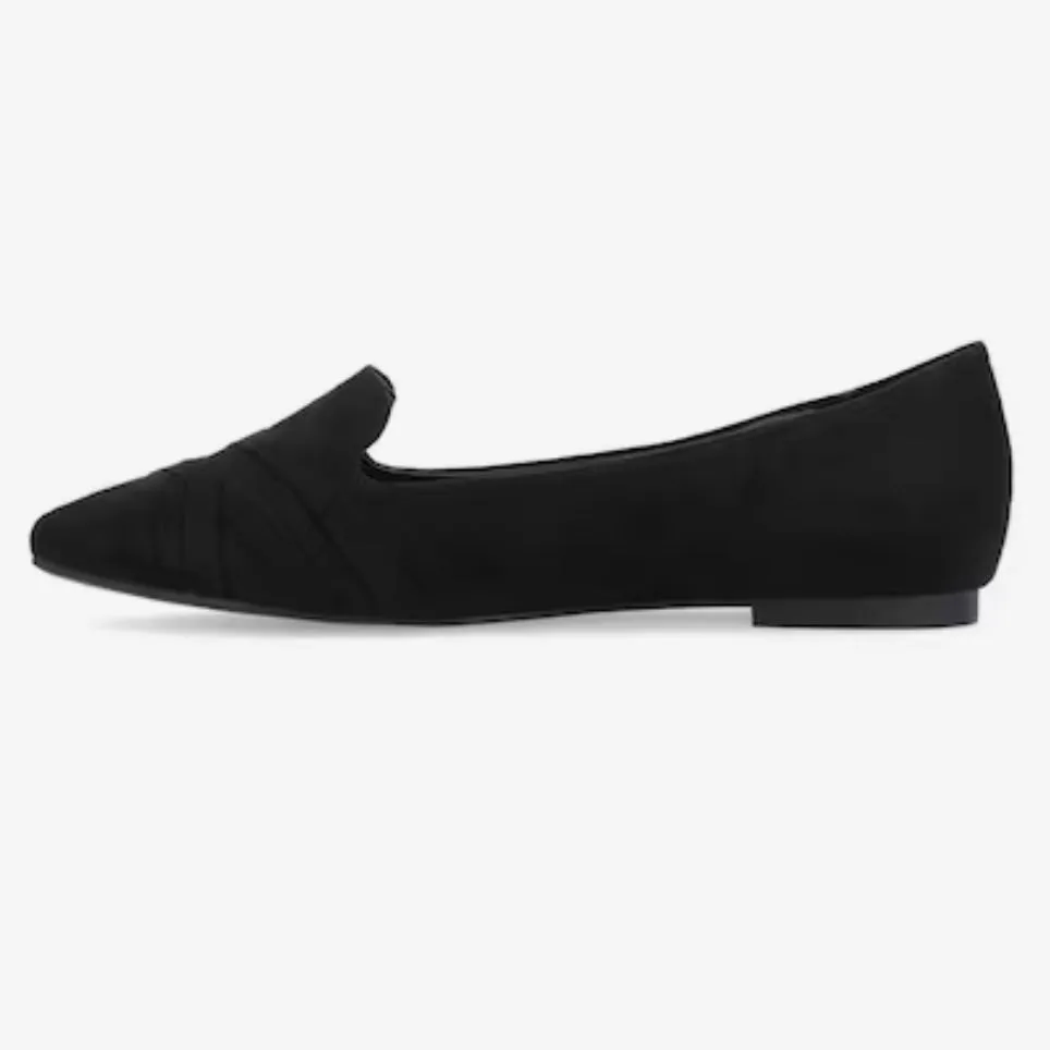 MINDEE Women's Pointed Toe Comfort Loafers Flats Ballet