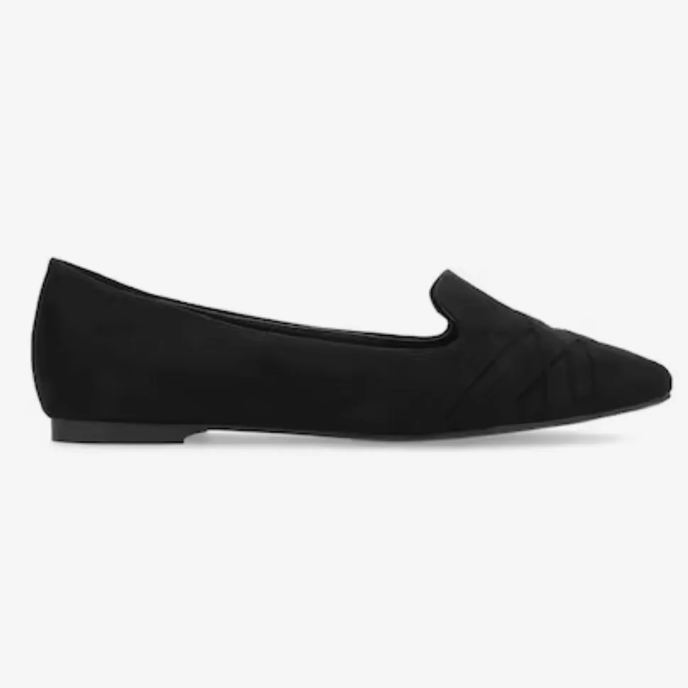 MINDEE Women's Pointed Toe Comfort Loafers Flats Ballet