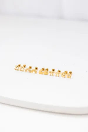 Minnie Screw Back Earrings
