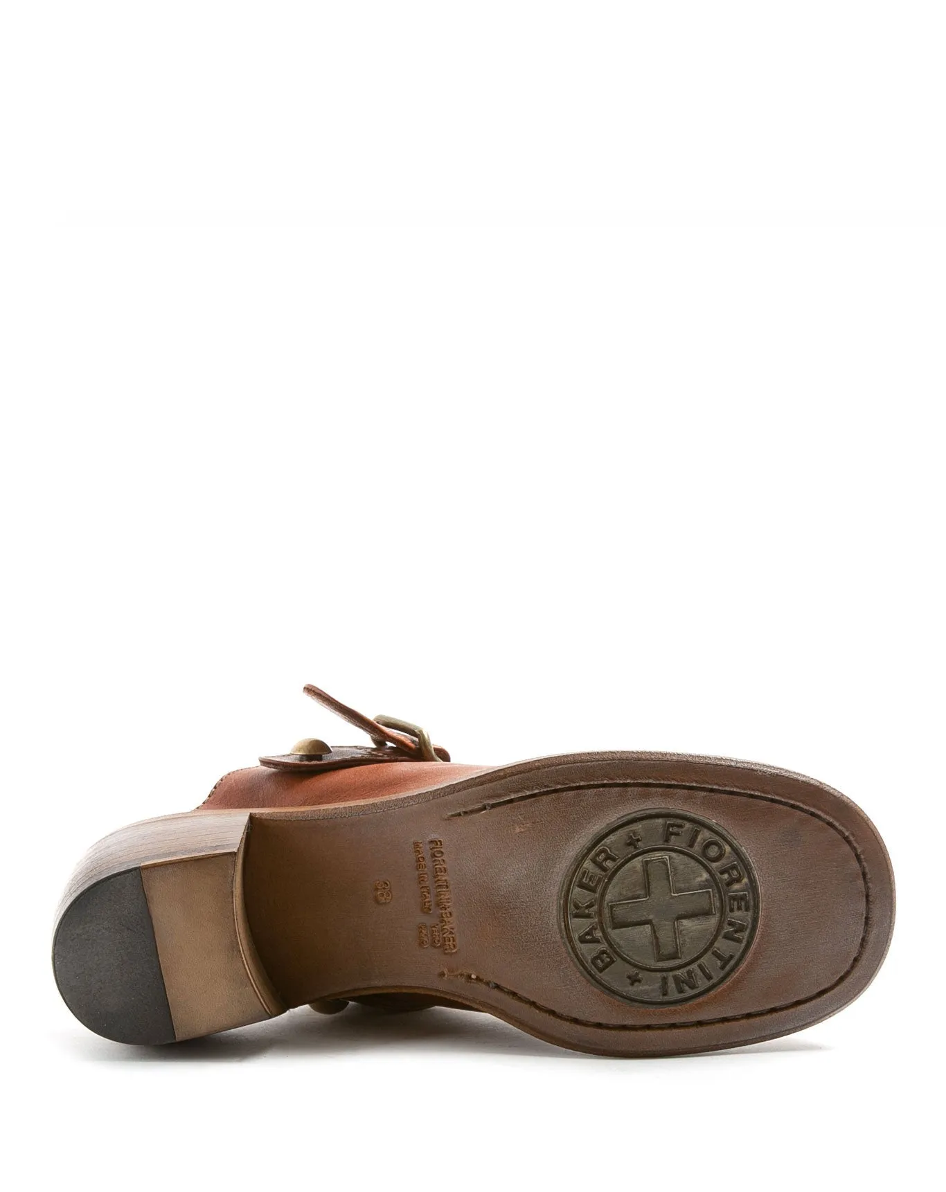 MINT Brown Leather Clogs
