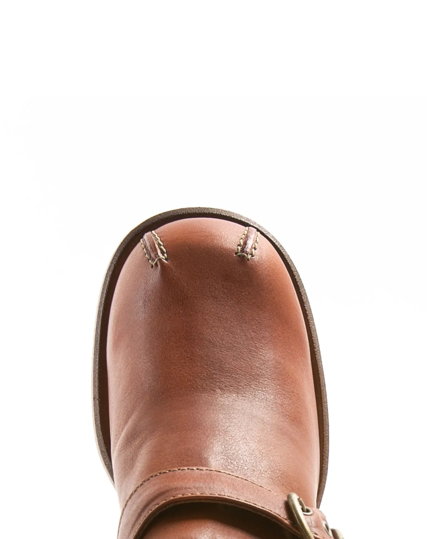 MINT Brown Leather Clogs