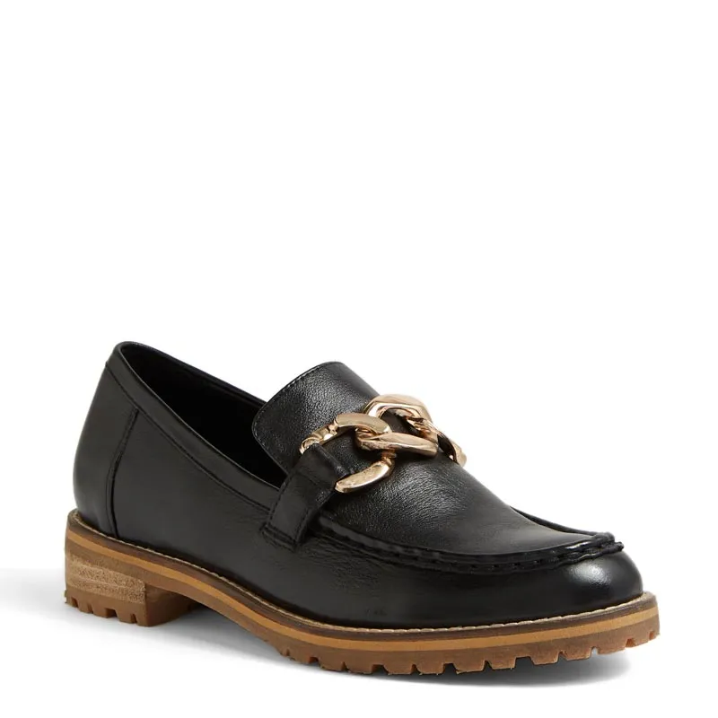 MISIMA W - BLACK-NATURAL HEEL LEATHER