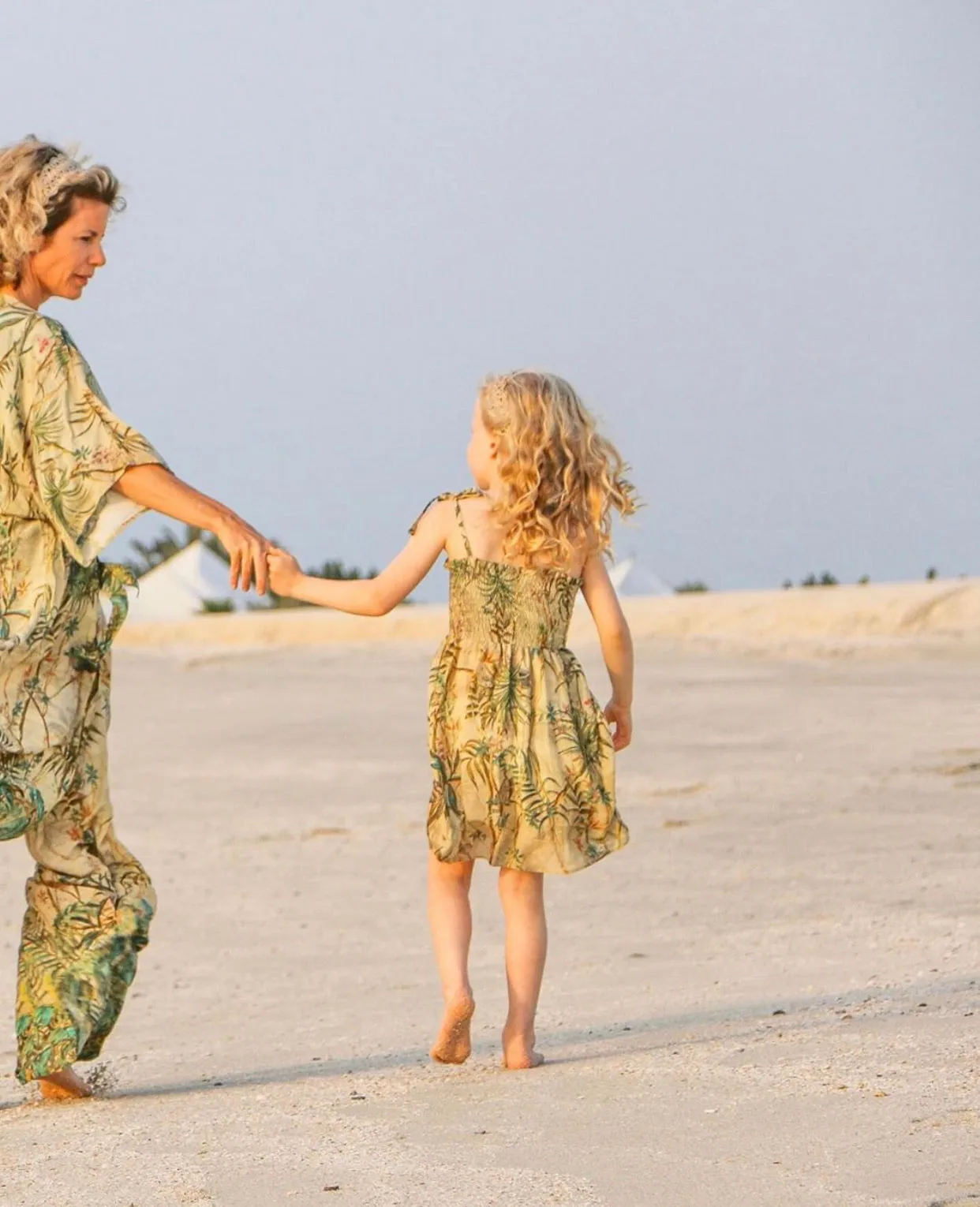 Monkey print Mary dress
