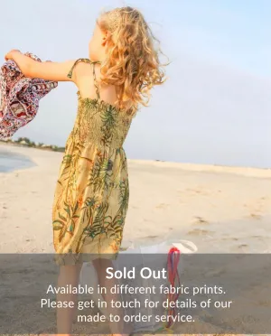 Monkey print Mary dress