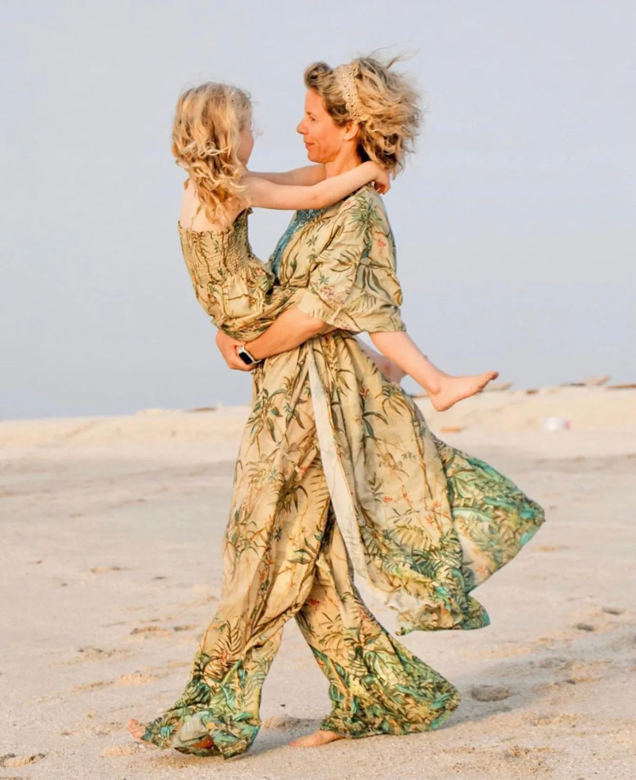 Monkey print Mary dress