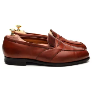 'Montpellier' Tan Brown Leather Loafers UK 7.5 F