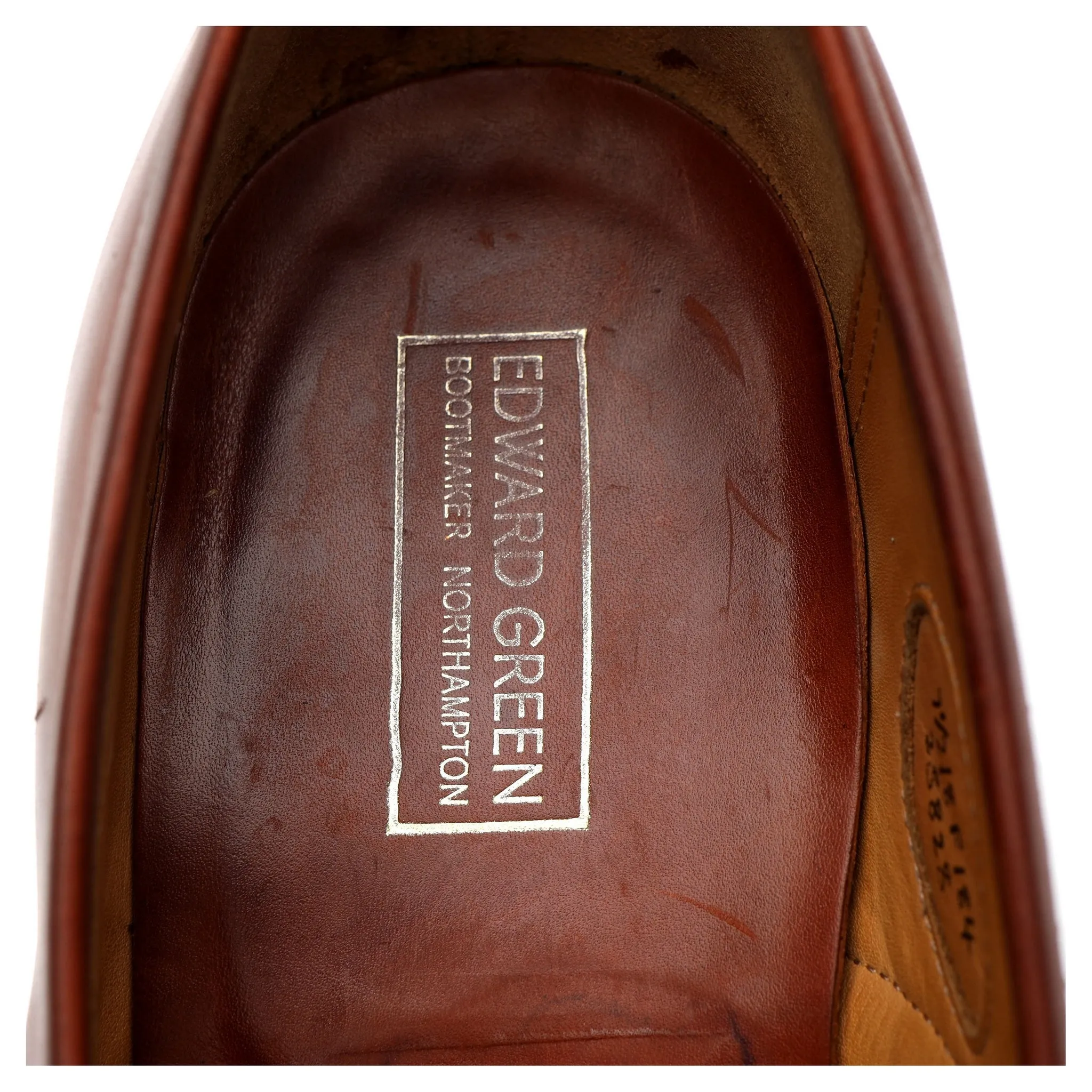 'Montpellier' Tan Brown Leather Loafers UK 7.5 F