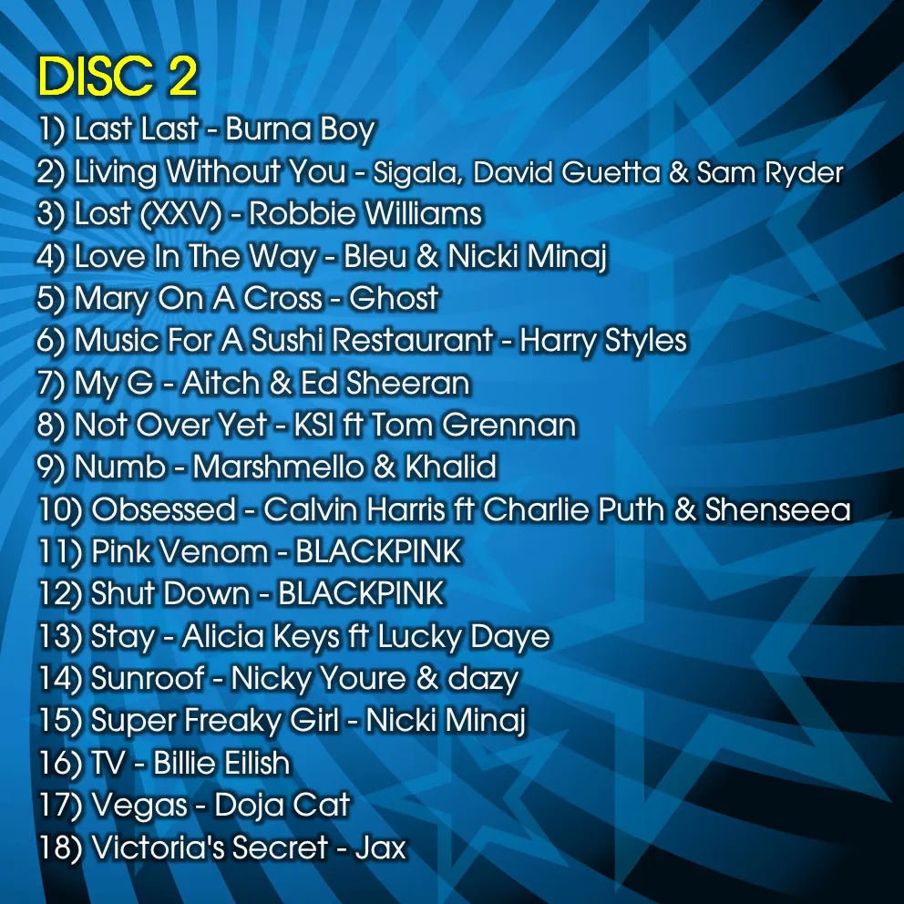 Mr Entertainer Karaoke Chart Hits Update - Autumn 2022