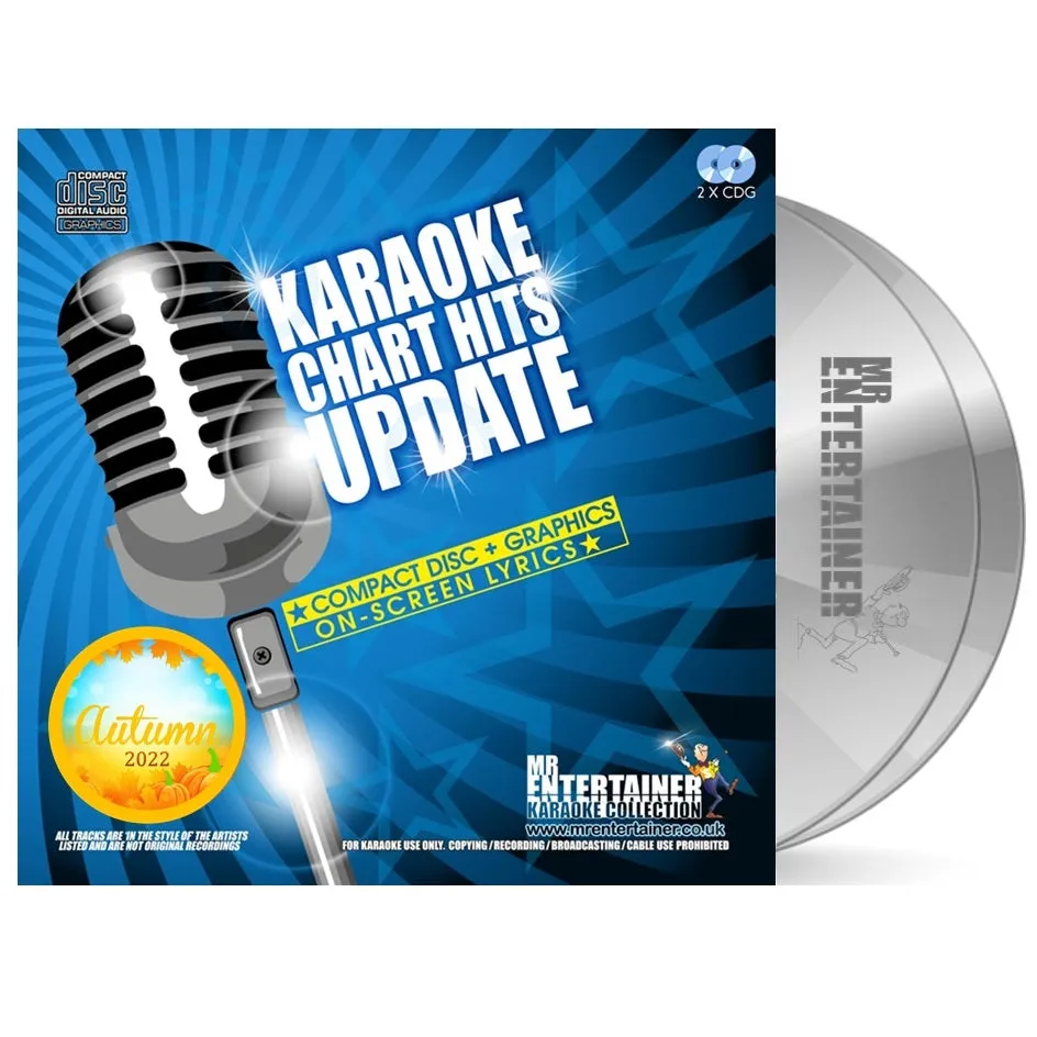 Mr Entertainer Karaoke Chart Hits Update - Autumn 2022