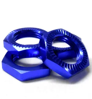 N10174NB 1/8 RC M12 17mm Hex Alloy Wheel Nuts Only 12mm Nut Navy Blue x 4