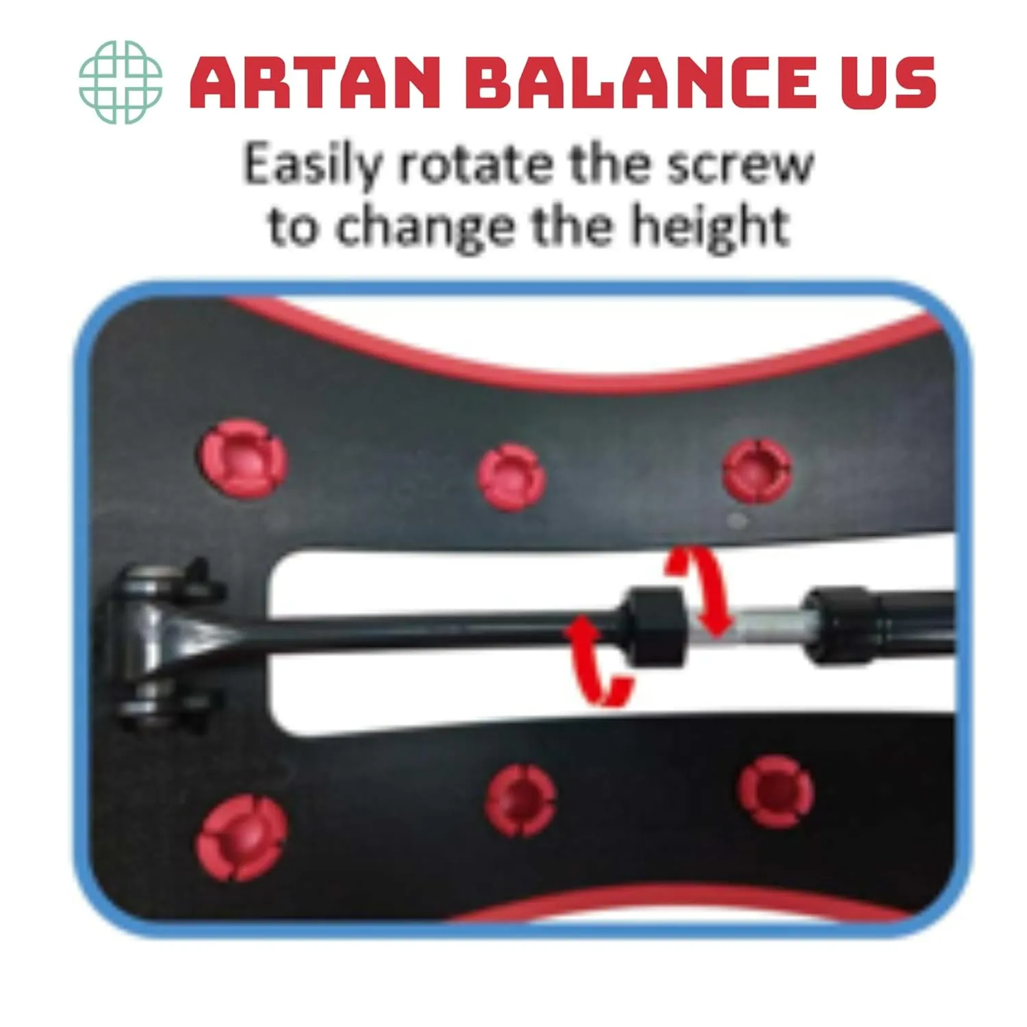 NEW!!! Artan Balance Height Adjustable Lumbar Support Back Stretcher (also Available in a Set)