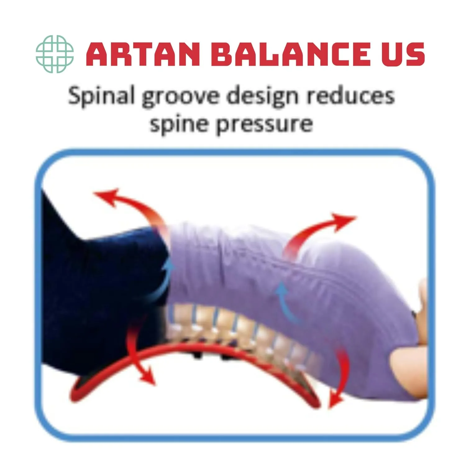 NEW!!! Artan Balance Height Adjustable Lumbar Support Back Stretcher (also Available in a Set)
