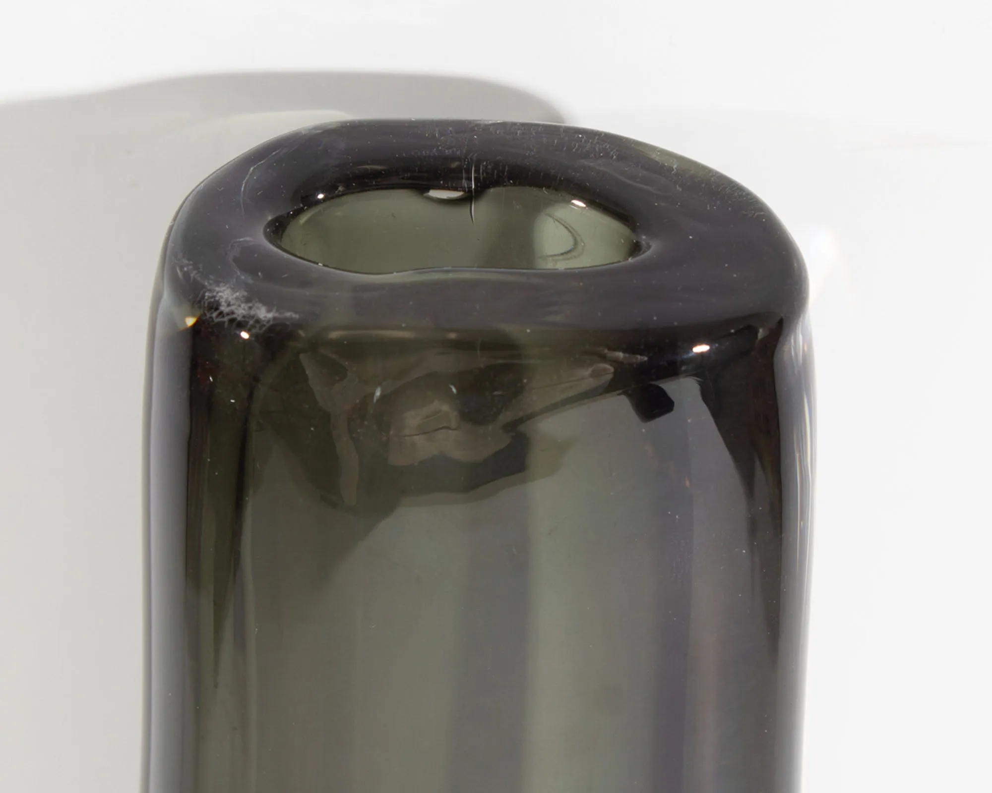 Nils Landberg Orrefors Sweden Sommerso Glass Vase