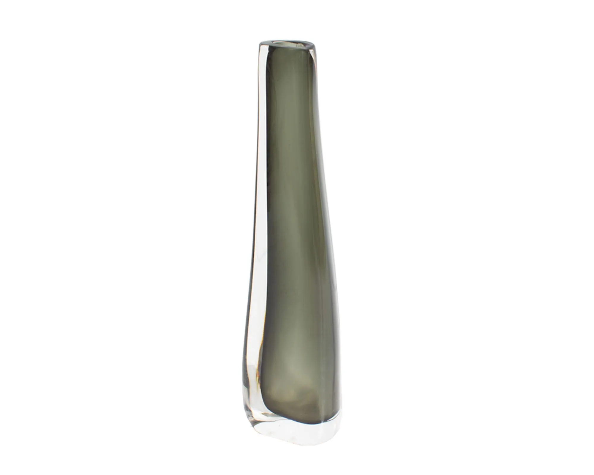 Nils Landberg Orrefors Sweden Sommerso Glass Vase