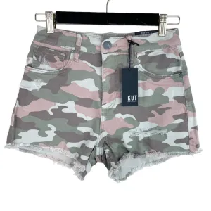 NWT Kut from the Kloth Camouflage High Rise Jane Short