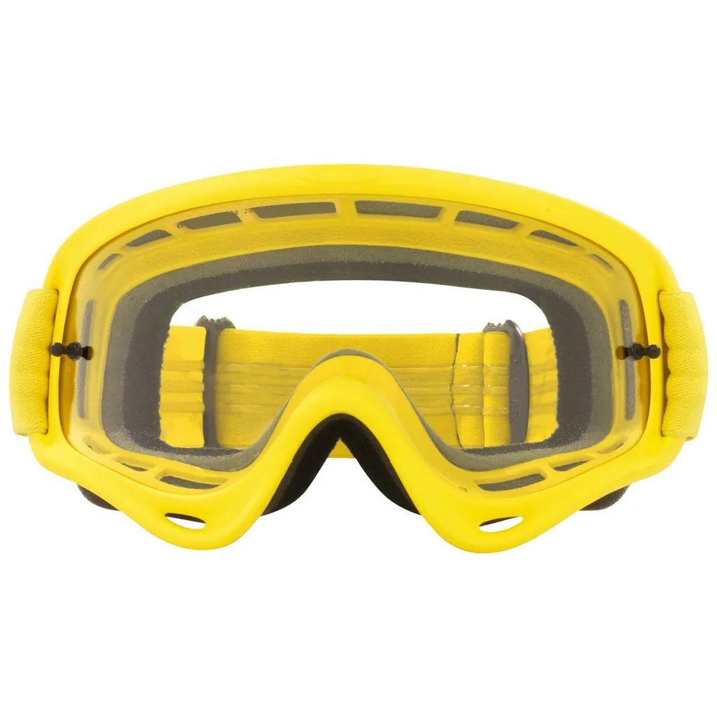Oakley - O-Frame Moto Yellow Clear Lens Goggles