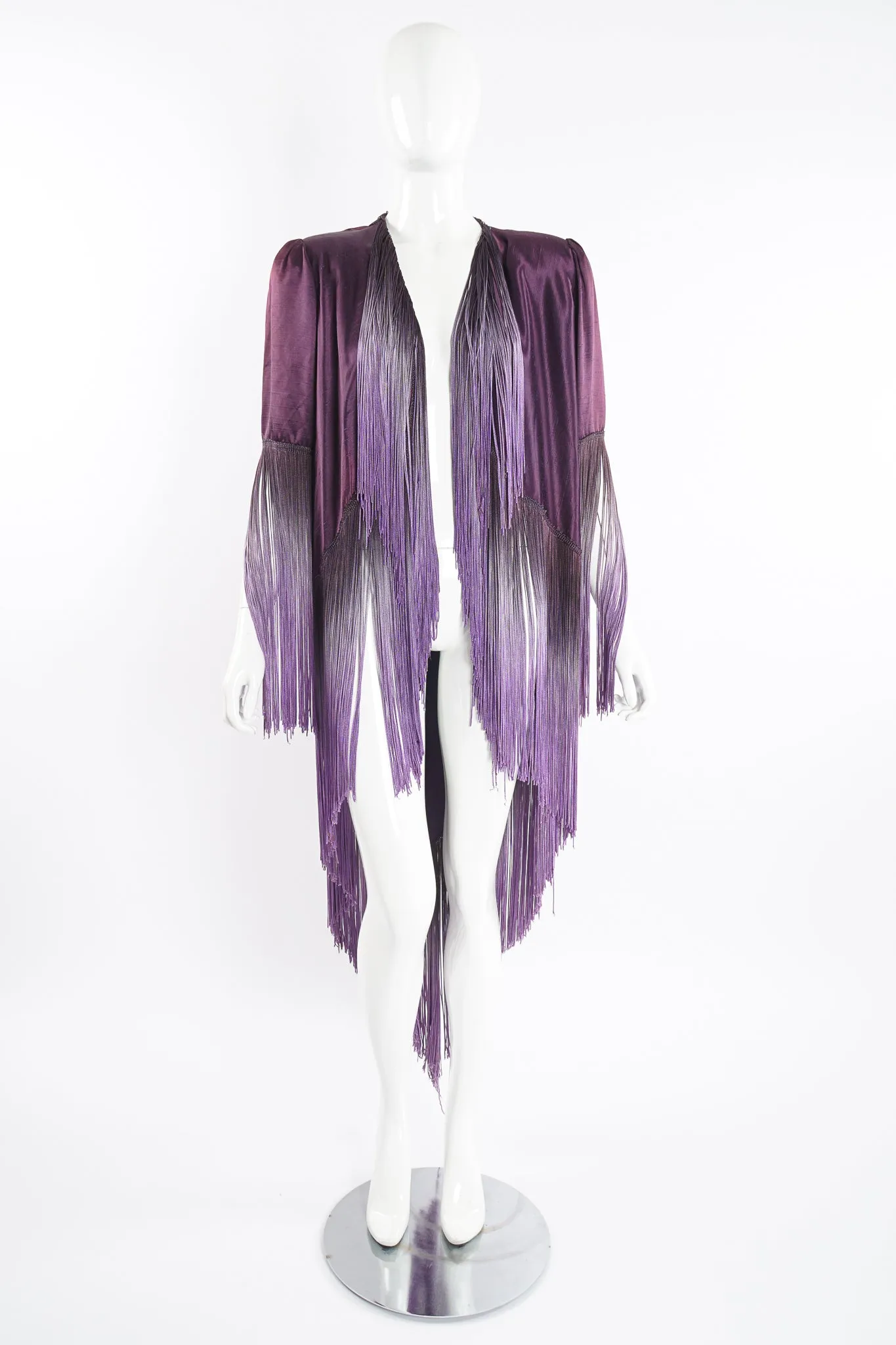 Ombré Fringe Shawl Jacket