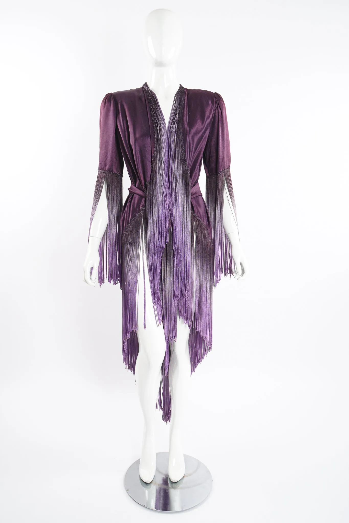 Ombré Fringe Shawl Jacket