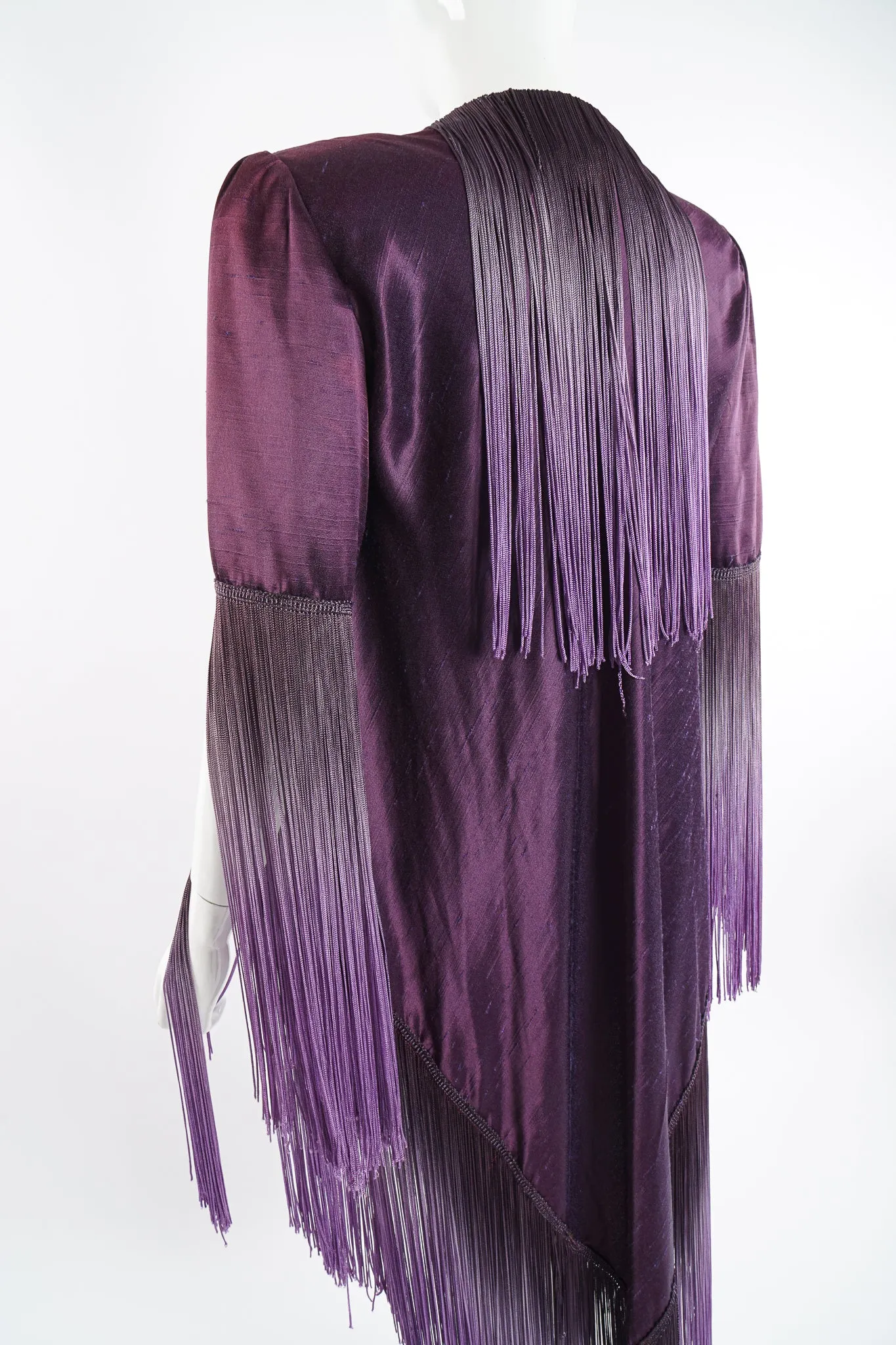 Ombré Fringe Shawl Jacket