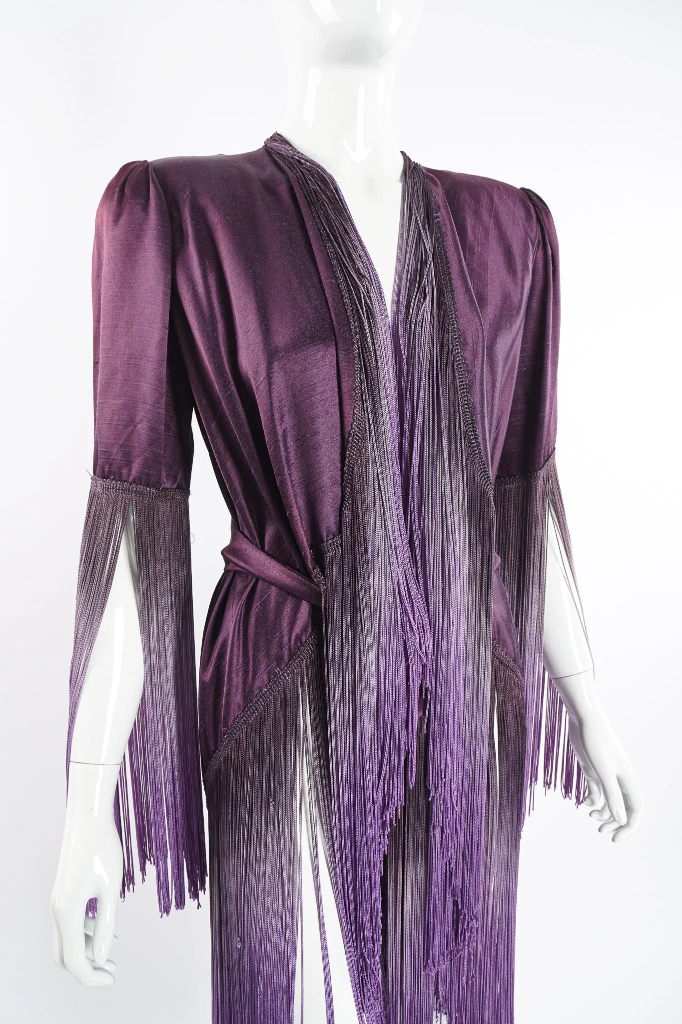 Ombré Fringe Shawl Jacket