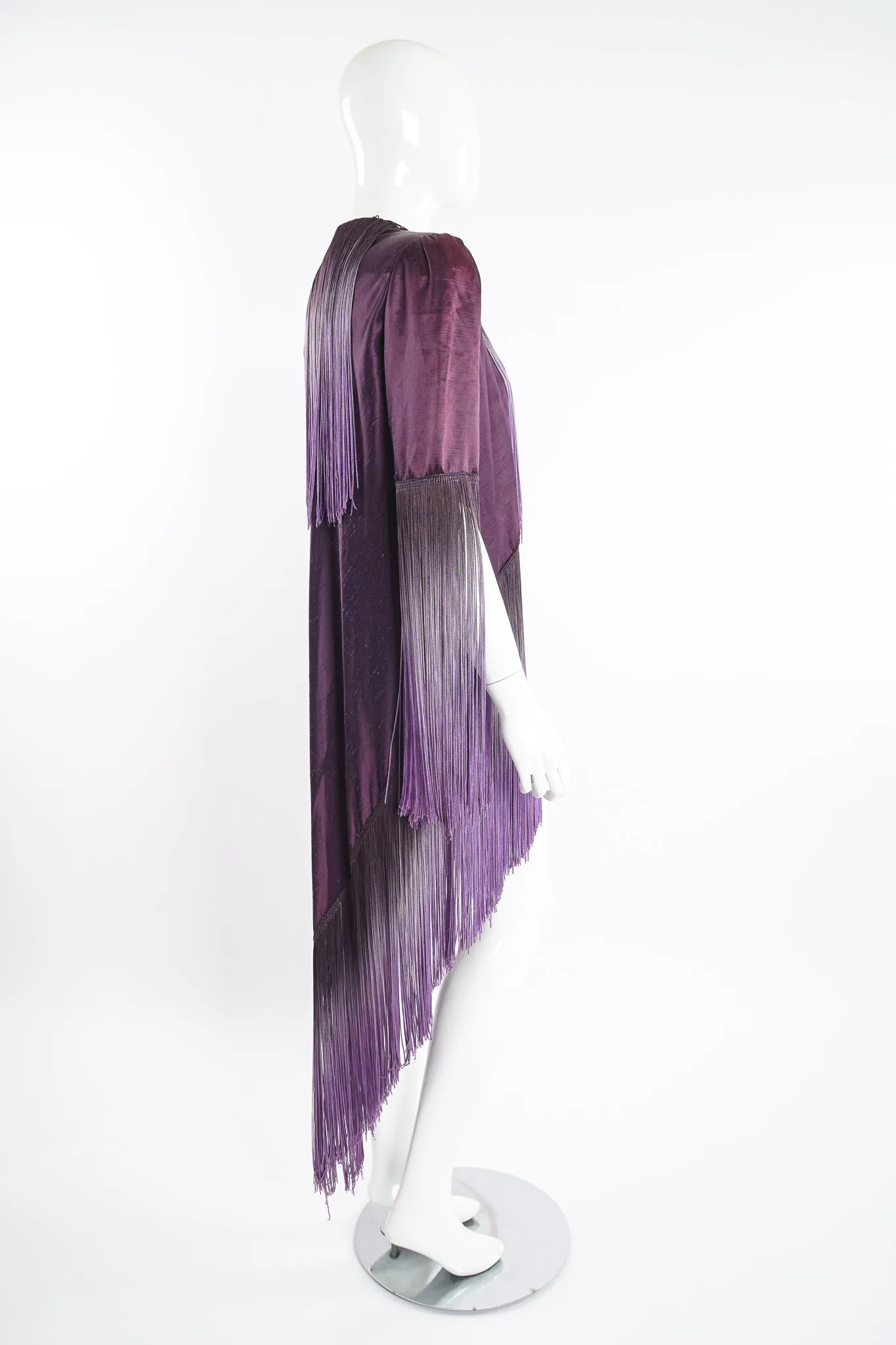 Ombré Fringe Shawl Jacket