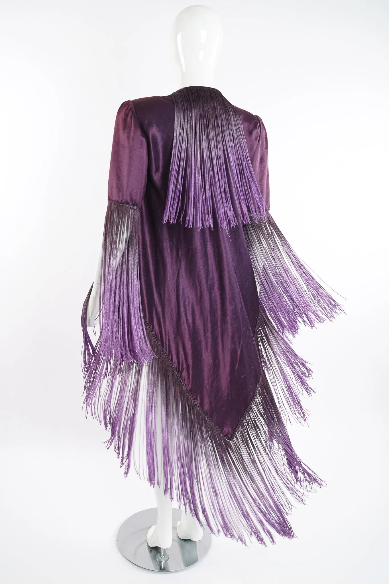 Ombré Fringe Shawl Jacket
