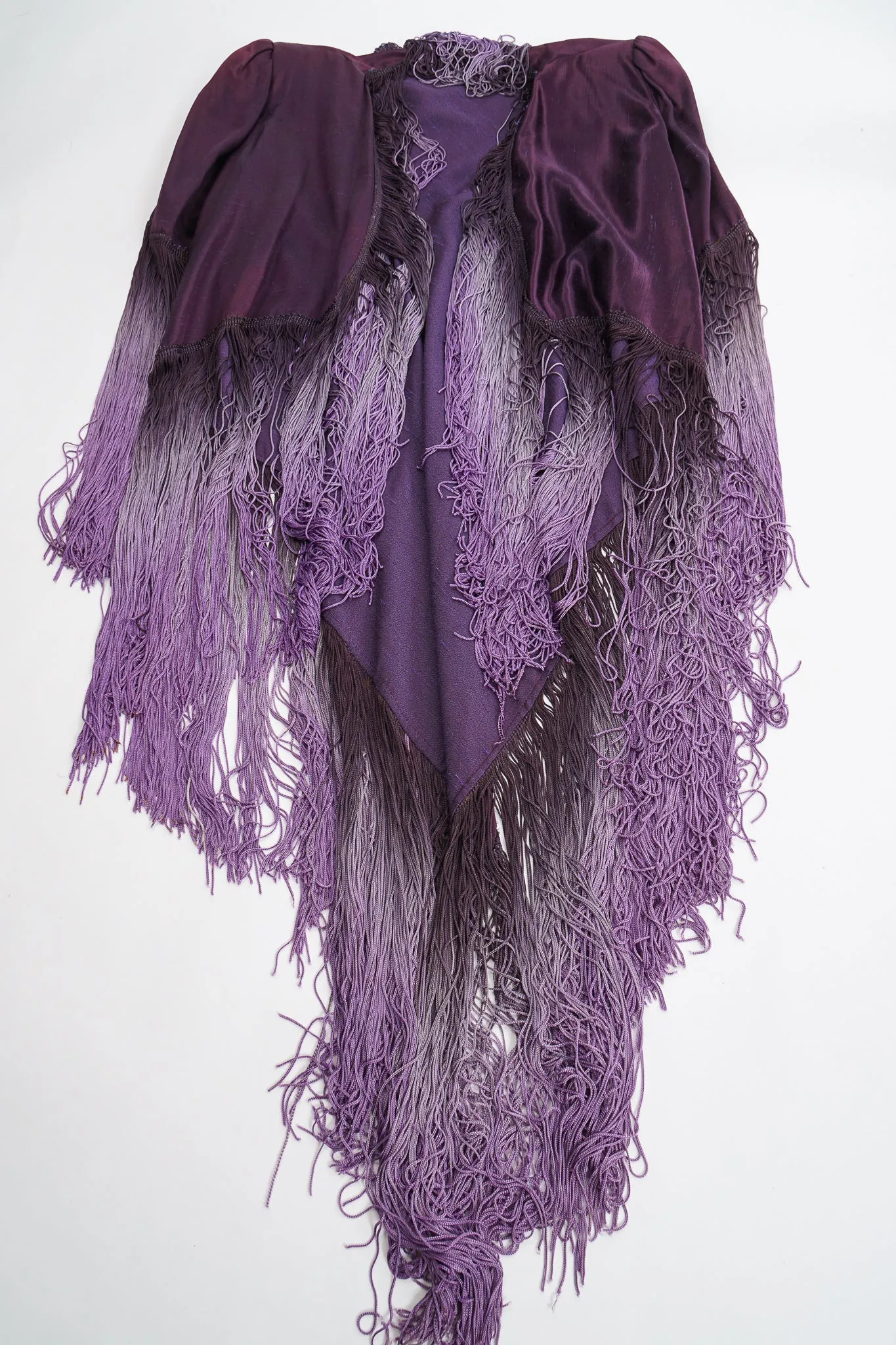 Ombré Fringe Shawl Jacket