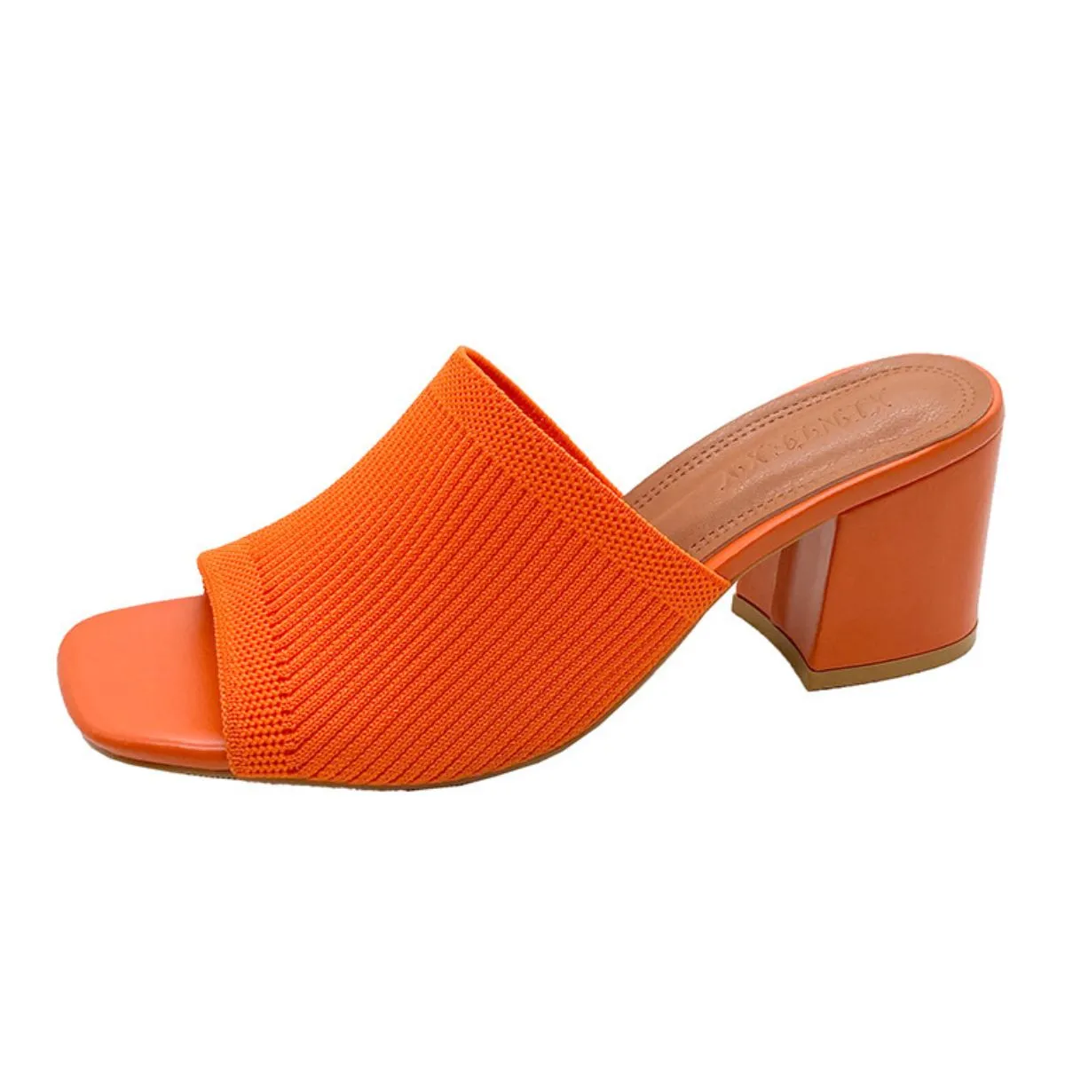 Open Toe Block Heels Sandals