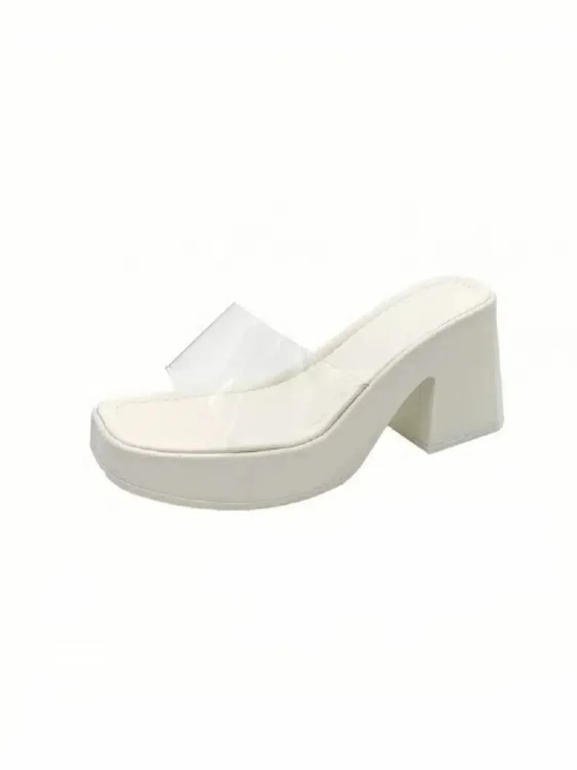 Open Toe Block Heels Sandals
