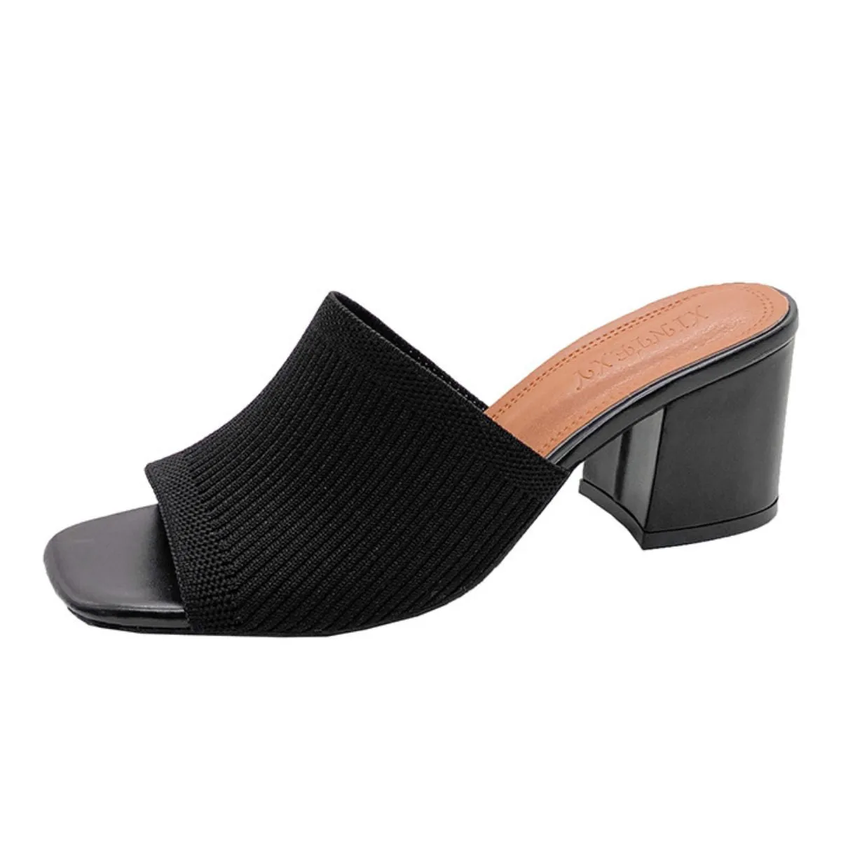 Open Toe Block Heels Sandals