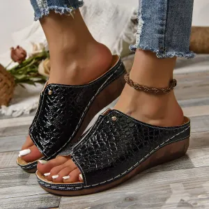 Open Toe Wedge Sandals