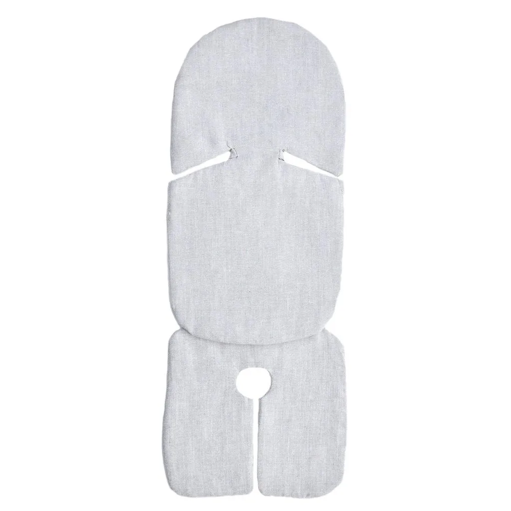 Organic Flax Baby Bassinet Mattress & Linen Bedding Newborn Essentials - PREMIUM Set