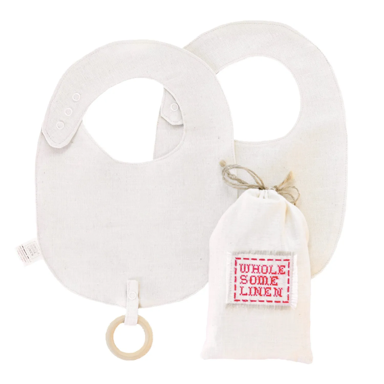Organic Flax Baby Bassinet Mattress & Linen Bedding Newborn Essentials - PREMIUM Set