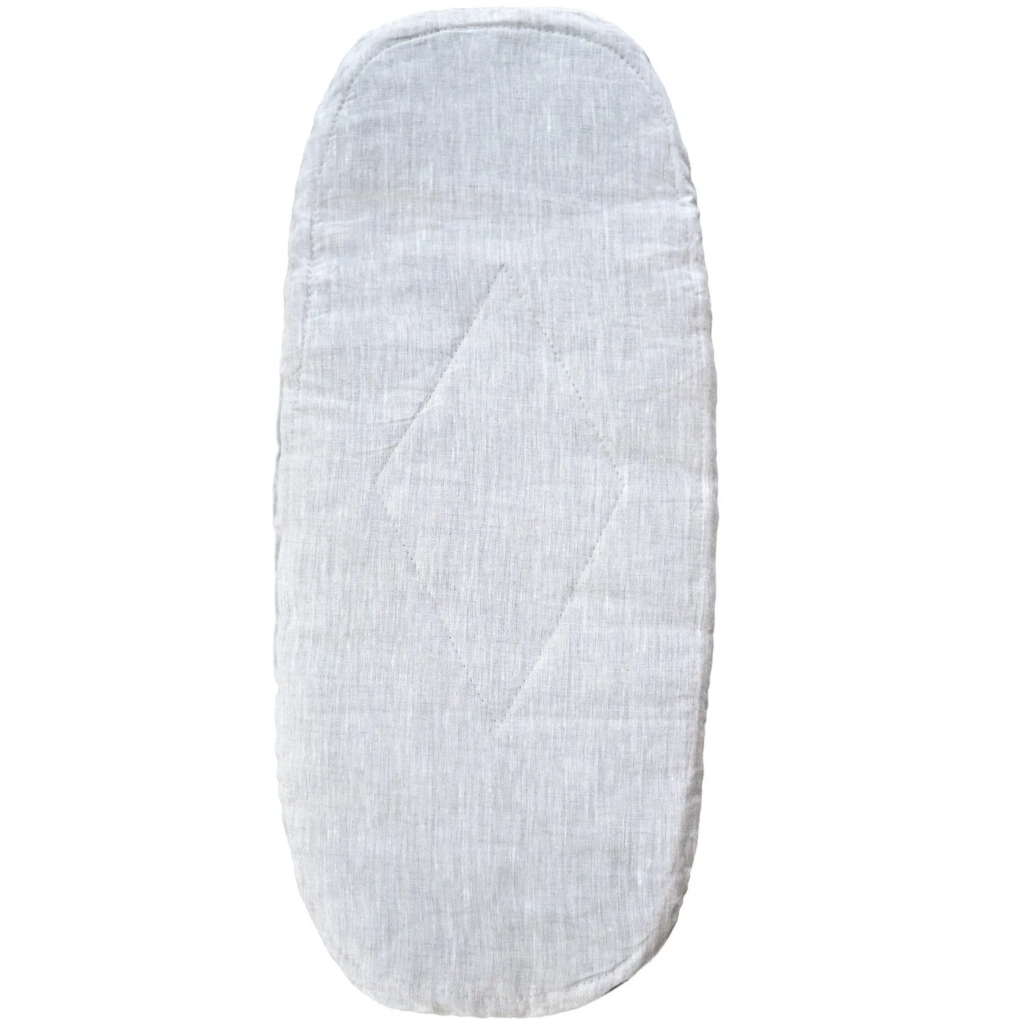 Organic Flax Baby Bassinet Mattress & Linen Bedding Newborn Essentials - PREMIUM Set