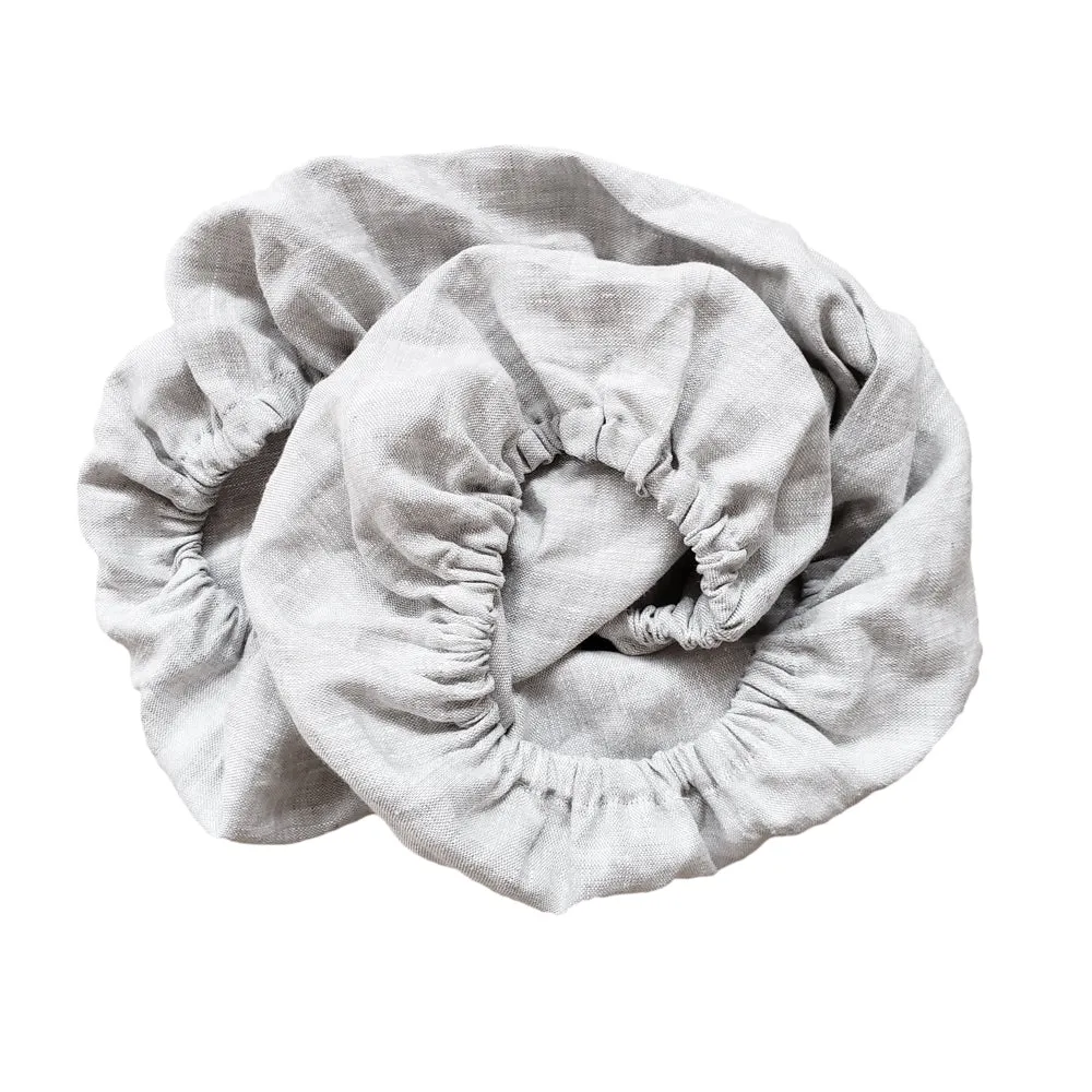 Organic Flax Baby Bassinet Mattress & Linen Bedding Newborn Essentials - PREMIUM Set