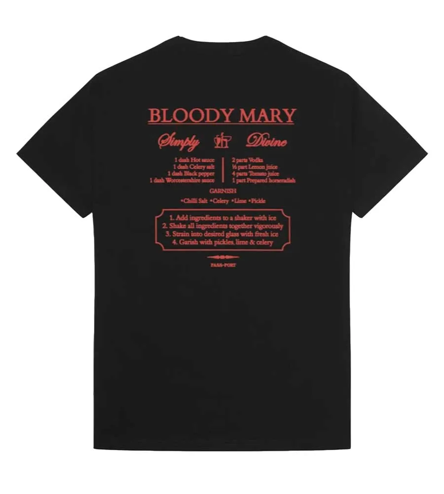 Passport Bloody Mary T-shirt - Black