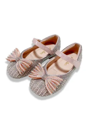 Pearl Bowtie Ballet Flats