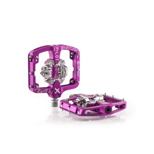 Pedales de Clip PILOT BA SPD, Purpura