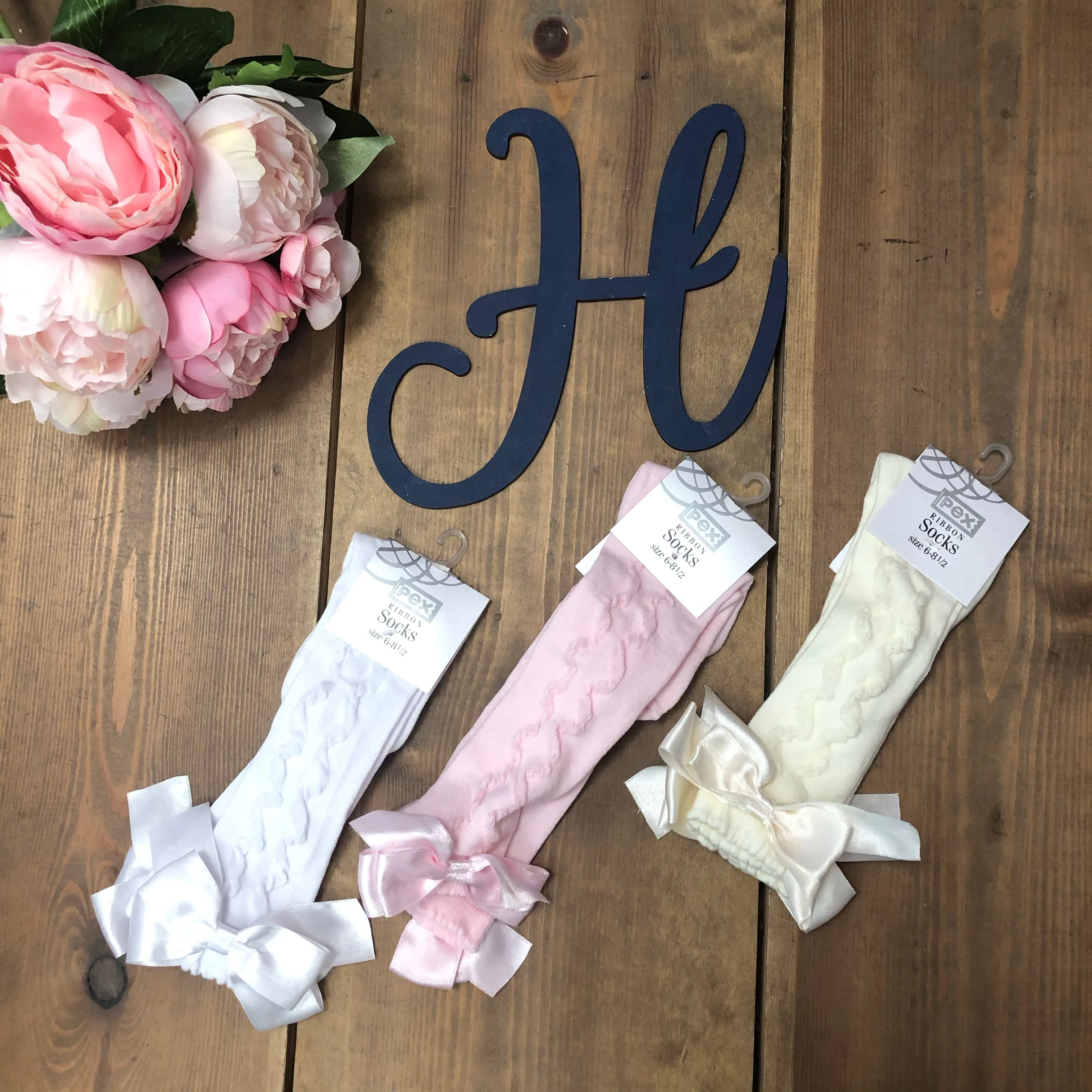 Pex Boutique Ribbon Bow Socks