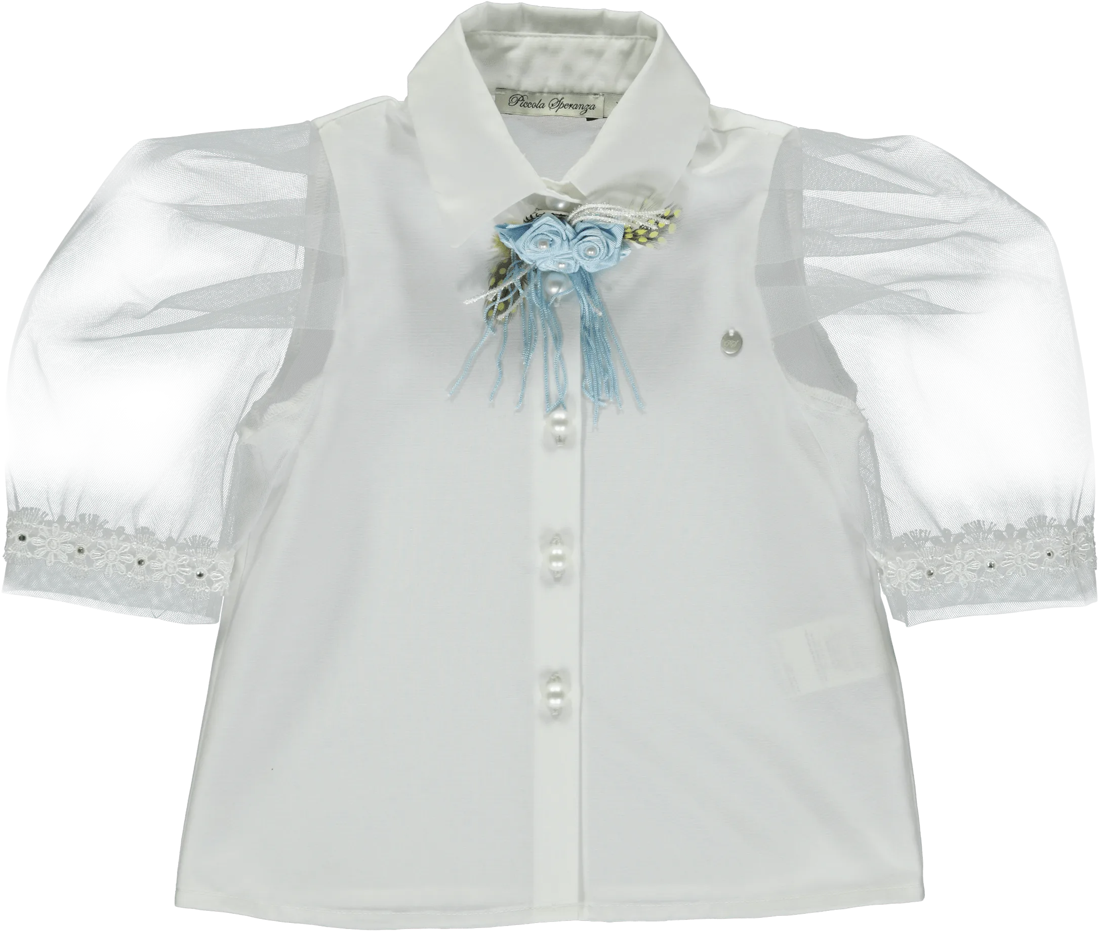 Piccola Speranza - Blouse and Skirt Set - Blue
