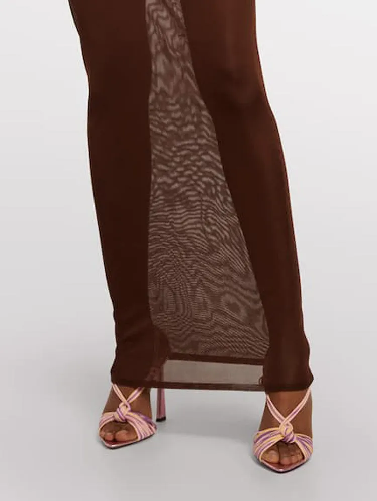 Point Toe Strappy Knot Heels