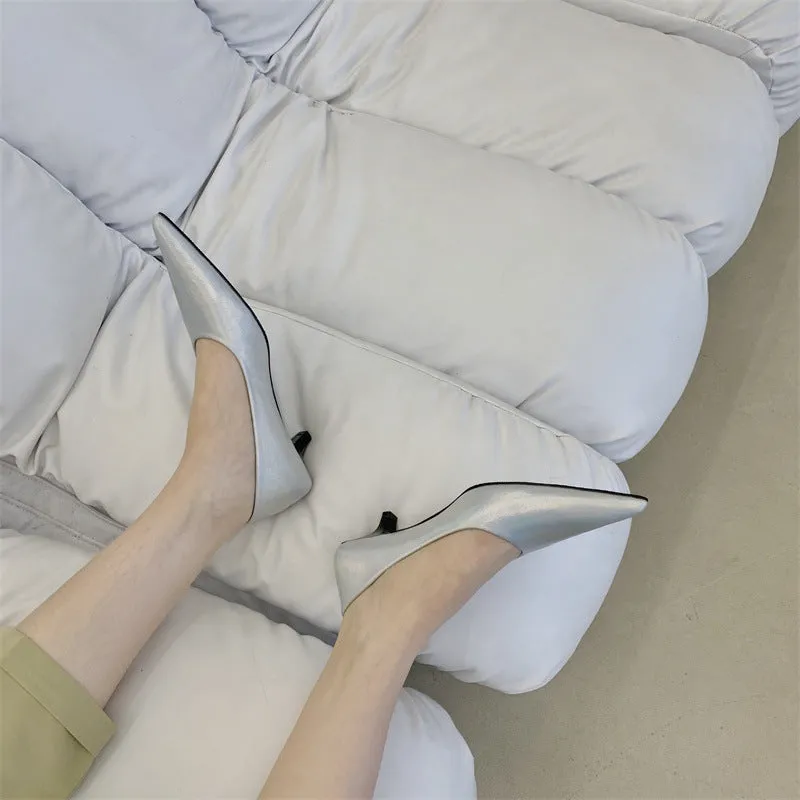 Pointed Toe Stiletto Pumps for Women