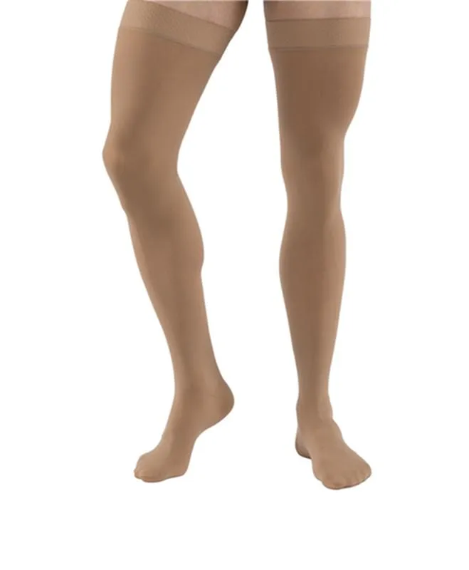 PR/1  JOBST MEDICAL LEG WEAR, UNISEX, THIGH HIGH, 15-20MMHG, MD, BEIGE, OPEN TOE